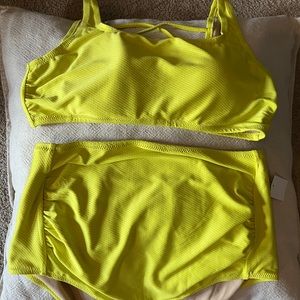 Beach Bump™ Maternity Bikini Swimsuit - Limeade